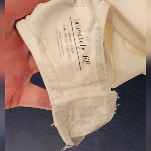 FREE People X Intimately Somethin Bout You One-Shoulder Bodysuit In Cream Sz Med - Picture 10 of 13